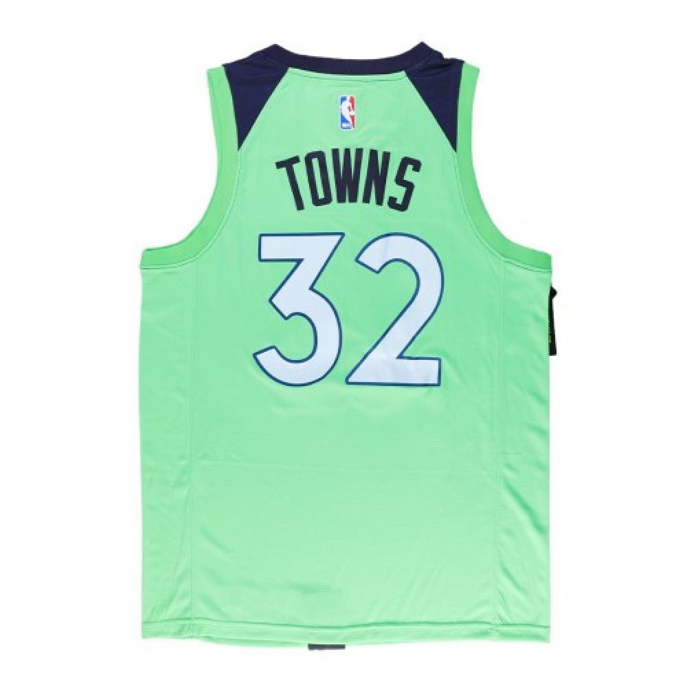 Men's Minnesota Timberwolves Karl-Anthony Towns #32 Jordan Green 20/21 Swingman Jersey-Pro Kit Vault | Brand New 26/27 Sports Jerseys